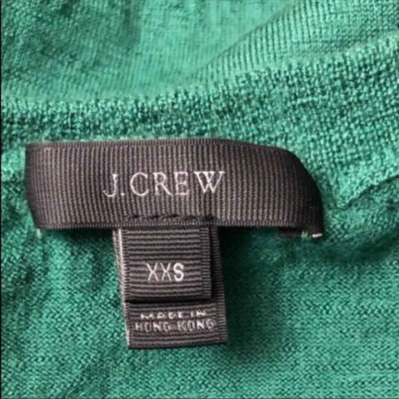 LJ. Crew Tippi wool green pullover zebra print XXS - Picture 3 of 7